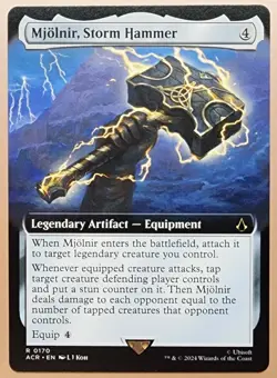 Mjolnir, Storm Hammer ACR 170 Extended Art Rare Assassin's Creed NM - US SELLER - Image 1