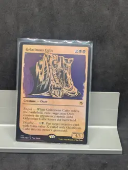 Gelatinous Cube Showcase FOIL X1 LP Adventures in the Forgotten Realms MTG - Image 1