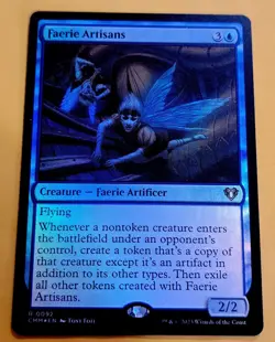 Magic the Gathering - Faerie Artisans Foil - Commander Masters *Pack Fresh* - Image 1