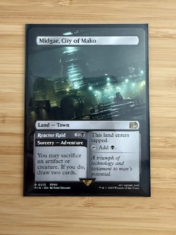 Magic the Gathering: Midgar, City of Mako (Borderless) Final Fantasy Regular NM - Image 1