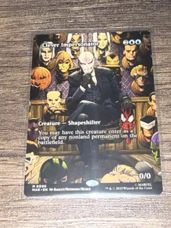 MTG Spider-Man Clever Impersonator Borderless 0008 - Image 1