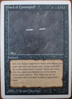 MTG:Word of Command/Unlimited - Image 1