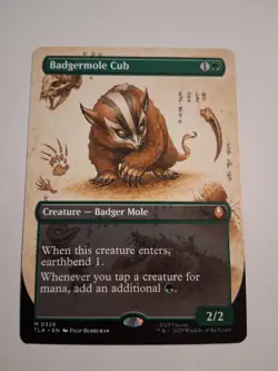 Badgermole Cub (Borderless) Avatar: The Last Airbender - Image 1