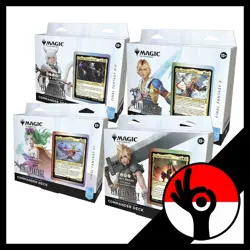 MTG Magic: The Gathering TCG - Final Fantasy - 4x Collector Commander Decks Set - Image 1