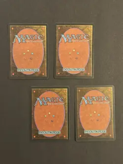 *** Red Elemental Blast x4 4th Ed ** NM+ NEVER PLAYED MtG Fourth Magic FAST SHIP - Image 2