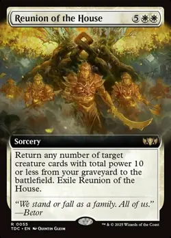 1x Reunion of the House - Extended Art - Commander: Tarkir: Dragonstorm - Near M - Image 1