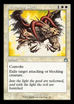 1x Devouring Light - Retro Frame - Ravnica Remastered - Near Mint, English - MTG - Image 1