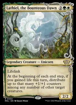 1x Lathiel, the Bounteous Dawn - Foil - March Of The Machine: Multiverse Legends - Image 1