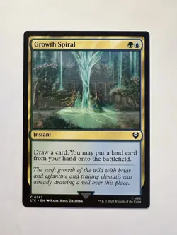 Growth Spiral - MTG The Lord of the Rings: Tales of Middle-earth: Commander - NM - Image 1