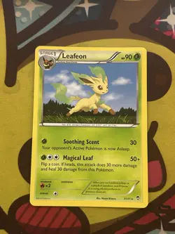 Pokemon Leafeon Non Holo 7/111 - Excellent - XY Furious Fists - Image 1
