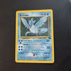 Pokemon Fossil Holo Rare Articuno 2/62 Near Mint NM - Image 1