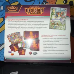 Pokemon: Scarlet & Violet 3: Obsidian Flames Elite Trainer Box - 9 Packs 820650853913 - Image 2