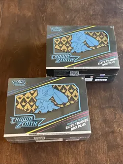 Crown Zenith Pokemon Center Elite Trainer Box Plus Factory Sealed - Image 1