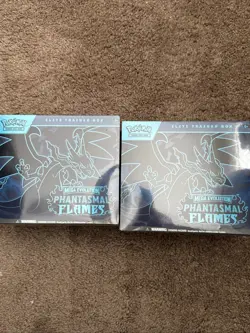 LOT OF 2 Phantasmal Flames Pokemon Elite Trainer Box ETB NEW AND SEALED - Image 1