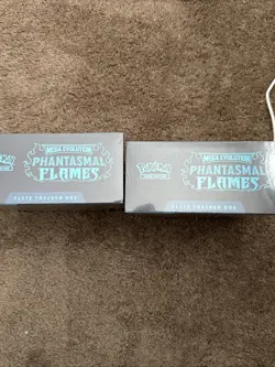 LOT OF 2 Phantasmal Flames Pokemon Elite Trainer Box ETB NEW AND SEALED - Image 2