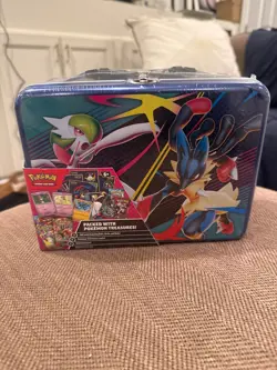 2025 POKEMON TCG COLLECTOR TREASURE CHEST LUNCH BOX TIN NEW/SEALED - Image 1
