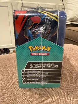 2025 POKEMON TCG COLLECTOR TREASURE CHEST LUNCH BOX TIN NEW/SEALED - Image 3