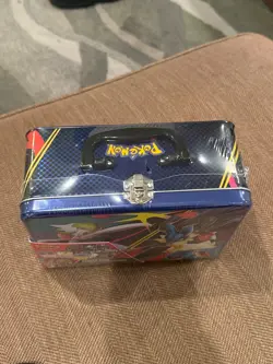 2025 POKEMON TCG COLLECTOR TREASURE CHEST LUNCH BOX TIN NEW/SEALED - Image 5
