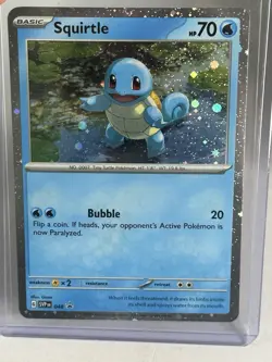 Squirtle 048 (Cosmos Holo) Black Star Promo Pokemon Holo Foil - Image 1