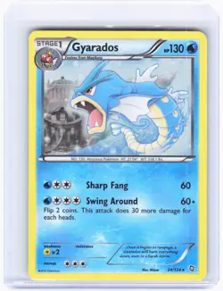 2012 Pokemon-Gyarados #24 Dragons Exalted-Rare Cosmos Holo (Blister Exclusive) - Image 1