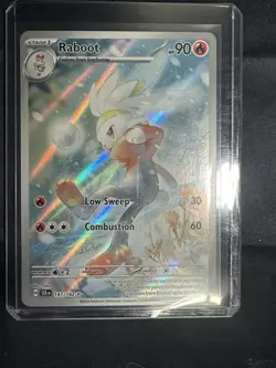 Raboot 147/142 Illustration Rare IR Pokemon Sv07: Stellar Crown NEAR MINT NM - Image 1