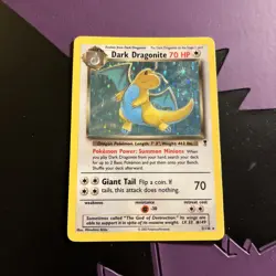 Pokemon Dark Dragonite Holo Rare Legendary Collection 5/110 - Image 1