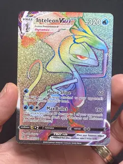 Pokemon TCG Inteleon VMAX Rebel Clash 195/192 Holo Secret Rare NM - Image 4