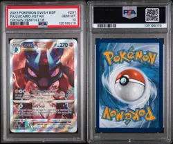 2023 POKEMON SWSH BLACK STAR PROMO #291 FULL ART/LUCARIO VSTAR PSA 10 - Image 3
