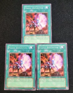 YuGiOh TCG 3 X Magic Reflector LOD-087 Rare Unlimited Edition (Magic Card) - Image 1