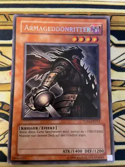 Yugioh Armageddonritter TU01-DE011 Rare - Image 1