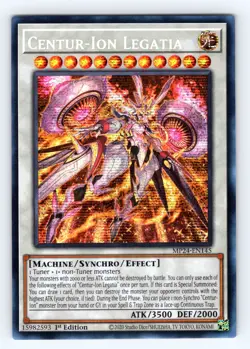 Yugioh Centur-Ion Legatia MP24-EN145 Secret Rare - NM 💎 - Image 1