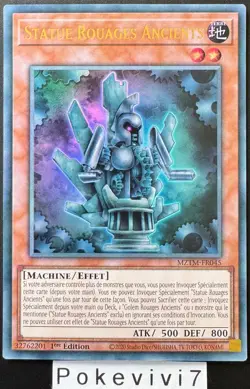 Carte YU-GI-OH! STATUE ROUAGES ANCIENTS MZTM-FR045 UR NEUF - Image 1