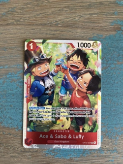 Ace & Sabo & Luffy SR Alt Art (& Normal ) OP13-007 - One Piece TCG - Image 3