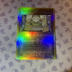 Lanette's Net Search - 87/100 - Uncommon - Reverse Holo Pokemon Card MP - Image 2