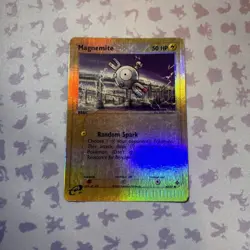 Magnemite 62/97 EX Dragon Reverse Holo Pokemon Card Moderately Played MP - Image 1