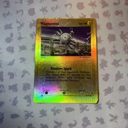Magnemite 62/97 EX Dragon Reverse Holo Pokemon Card Moderately Played MP - Image 2
