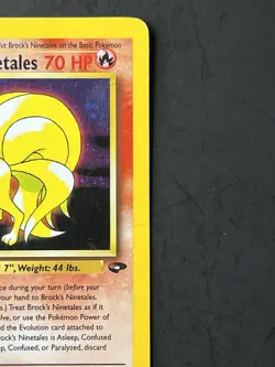 Pokemon TCG Brock's Ninetales Gym Challenge Holo Rare Card 3/132 - Image 4