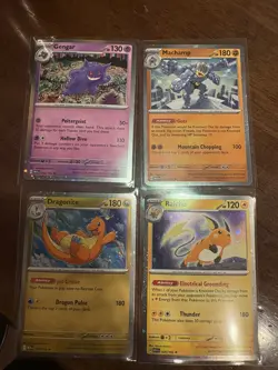 Pokemon Cards 151 Sam's Club Exclusive Cosmos Holo Promo Complete Set of 4 - Image 2