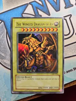 Yu-Gi-Oh! The Winged Dragon of Ra American God Cards GBI-003 Limited Edition LP! - Image 1