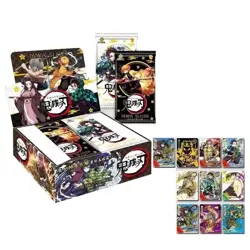 Demon Slayer Kimetsu No Yaiba Trading Card 20 Packs Booster Box Black Essential - Image 1