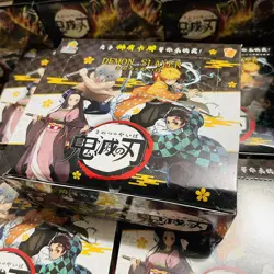Demon Slayer Kimetsu No Yaiba Trading Card 20 Packs Booster Box Black Essential - Image 2
