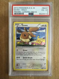 Eevee BW97 Black And White Promo Card Pokemon PSA 4 - Image 1