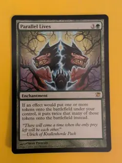 Parallel Lives. Innistrad. Enchantment Magic the Gathering Card. - Image 1