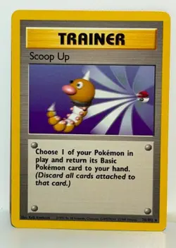 Scoop Up 78/102 Pokemon Card TCG Base Set Unlimited Non Holo LP - Image 1