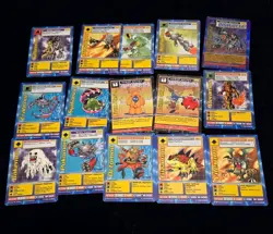 Vintage 2000 Digimon Large Lot Trading Cards Upper Deck 00's Digital Monsters - Image 1