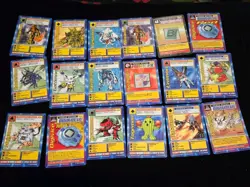 Vintage 2000 Digimon Large Lot Trading Cards Upper Deck 00's Digital Monsters - Image 2
