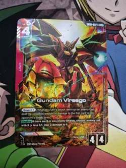 Gundam Virsago (LR+) GD02-037 English LR+ Dual Impact Gundam Card Game - Image 1