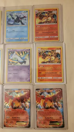 Lot of 18 Used Pokemon Cards - Charizard Flareon Pikachu - Image 4
