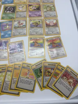LOT OF 40 - POKEMON WOTC CARDS NON-HOLO RARES BASE JUNGLE FOSSIL GYM ROCKET ETC - Image 3