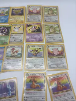LOT OF 40 - POKEMON WOTC CARDS NON-HOLO RARES BASE JUNGLE FOSSIL GYM ROCKET ETC - Image 4